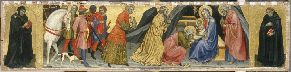 The Adoration of the Magi and Two Saints